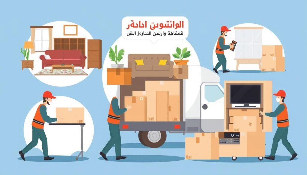 خدمات متنوعة لنقل عفش من الجبيل إلى سكاكا