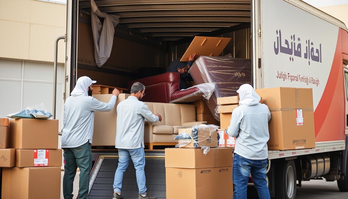 خدمات نقل عفش من الجبيل إلى رابغ متكاملة