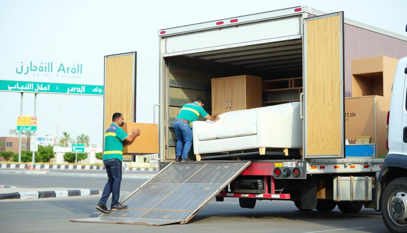 خدمات نقل عفش من الجبيل إلى عرعر الاحترافية