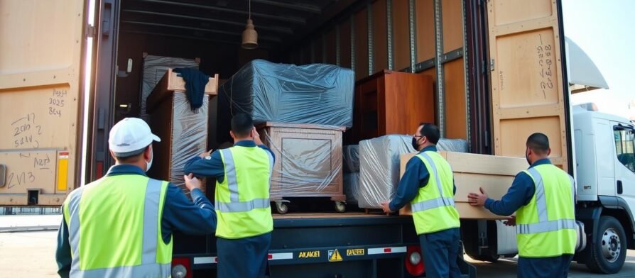 خدمات نقل عفش من مكة إلى الجموم مع فريق متخصص