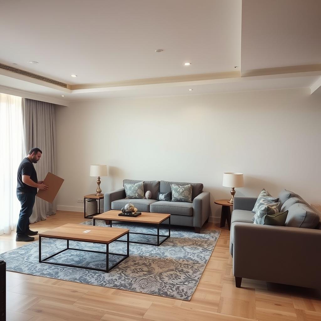 خدمة ترتيب الأثاث من الشركة العربية لنقل أثاث سريع وآمن داخل جدة