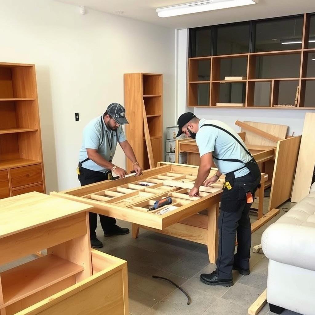 خدمة فك الأثاث من الشركة العربية في جدة