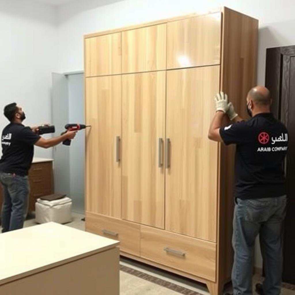 خدمة فك وتركيب الأثاث بمعدات حديثة داخل جدة