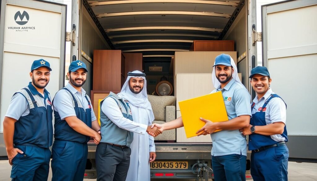 خدمة نقل عفش احترافية من الجبيل إلى أبو حصينا