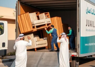 خدمة نقل عفش من الجبيل إلى الأمانة مع فريق محترف