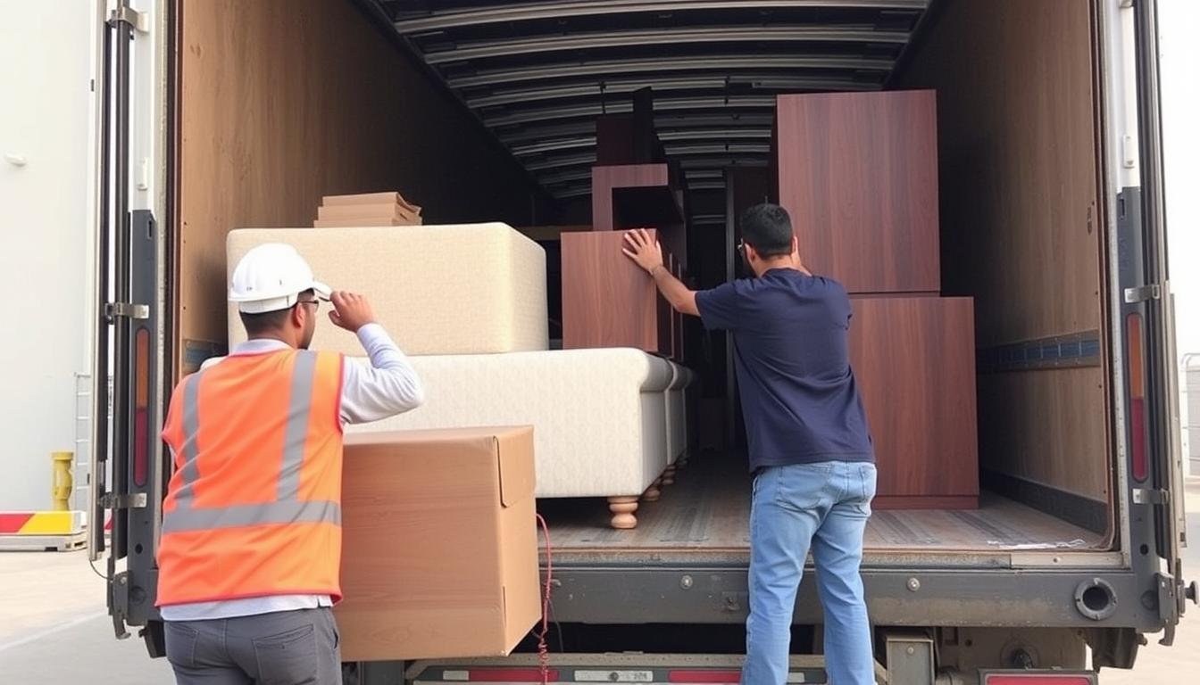 خدمة نقل عفش من الجبيل إلى الجبيل البلد مع فريق متخصص