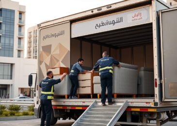 خدمة نقل عفش من الجبيل إلى الرياض مع فريق متخصص
