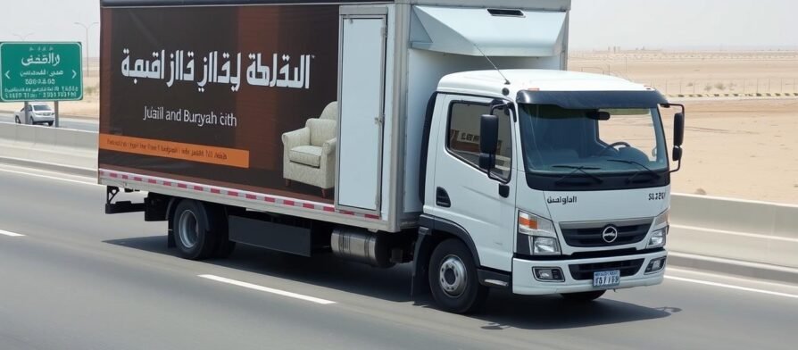 خدمة نقل عفش من الجبيل إلى بريدة بسيارات مجهزة