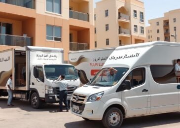 خدمة نقل عفش من الجبيل إلى حفر الباطن مع سيارات نقل مجهزة