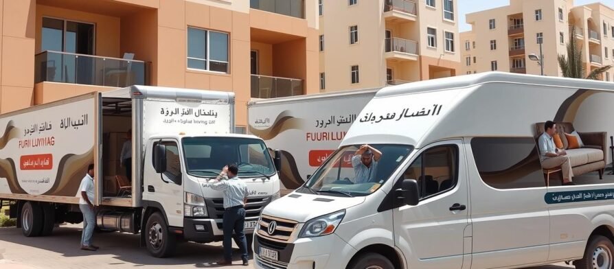 خدمة نقل عفش من الجبيل إلى حفر الباطن مع سيارات نقل مجهزة