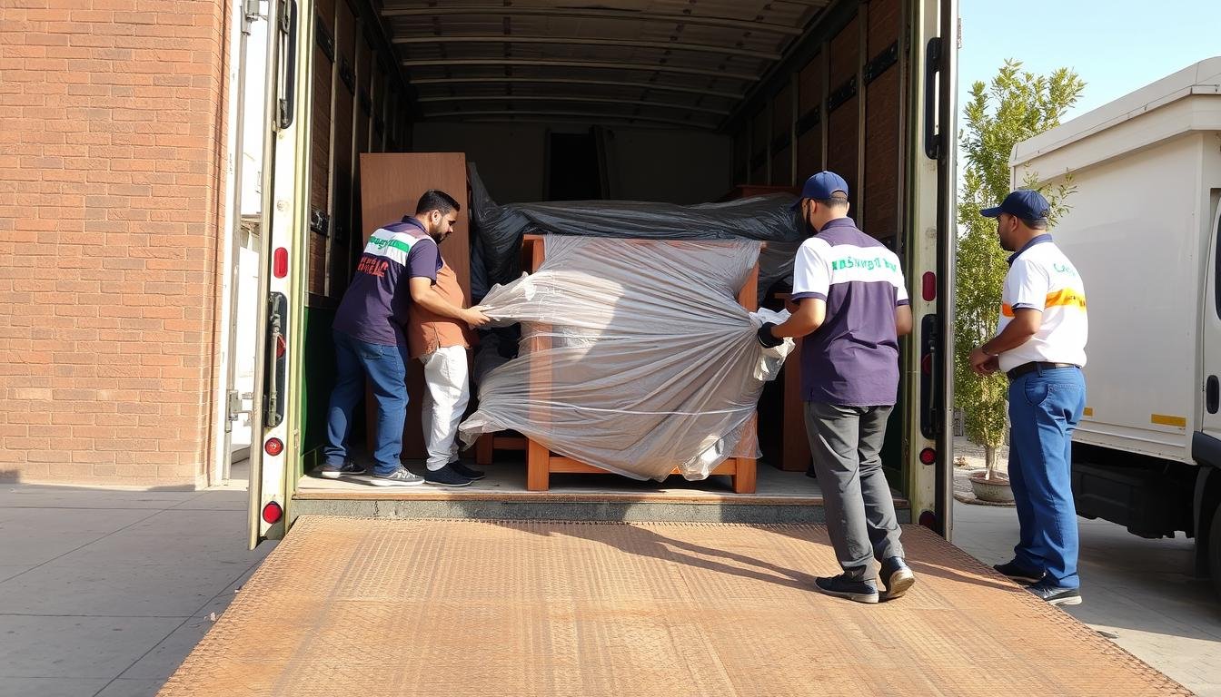 خدمة نقل عفش من الجبيل إلى خليص مع فريق محترف