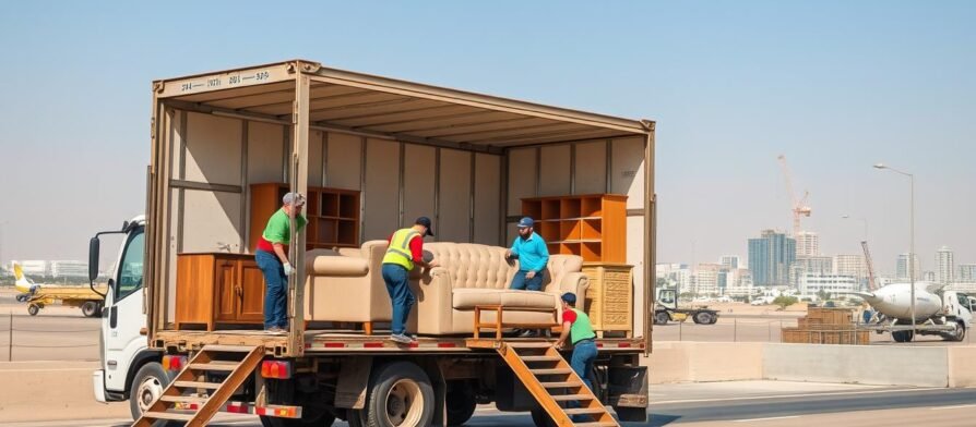 خدمة نقل عفش من الجبيل إلى رأس تنورة مع فريق متخصص