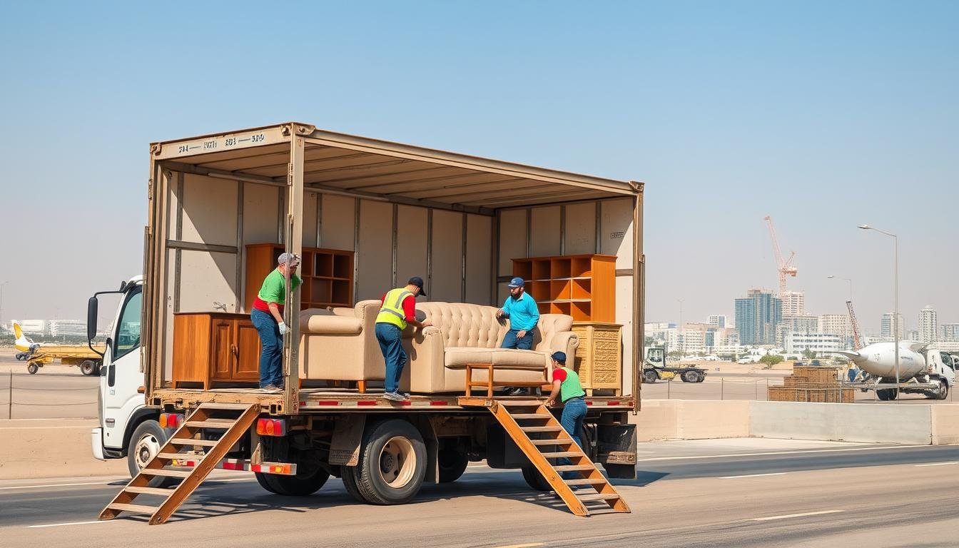 خدمة نقل عفش من الجبيل إلى رأس تنورة مع فريق متخصص