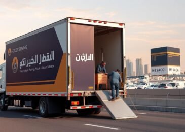 خدمة نقل عفش من الجبيل إلى مكة مع سيارات مجهزة