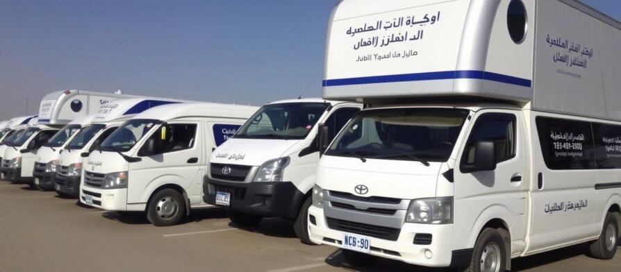 خدمة نقل عفش من الجبيل إلى ينبع بسيارات مجهزة