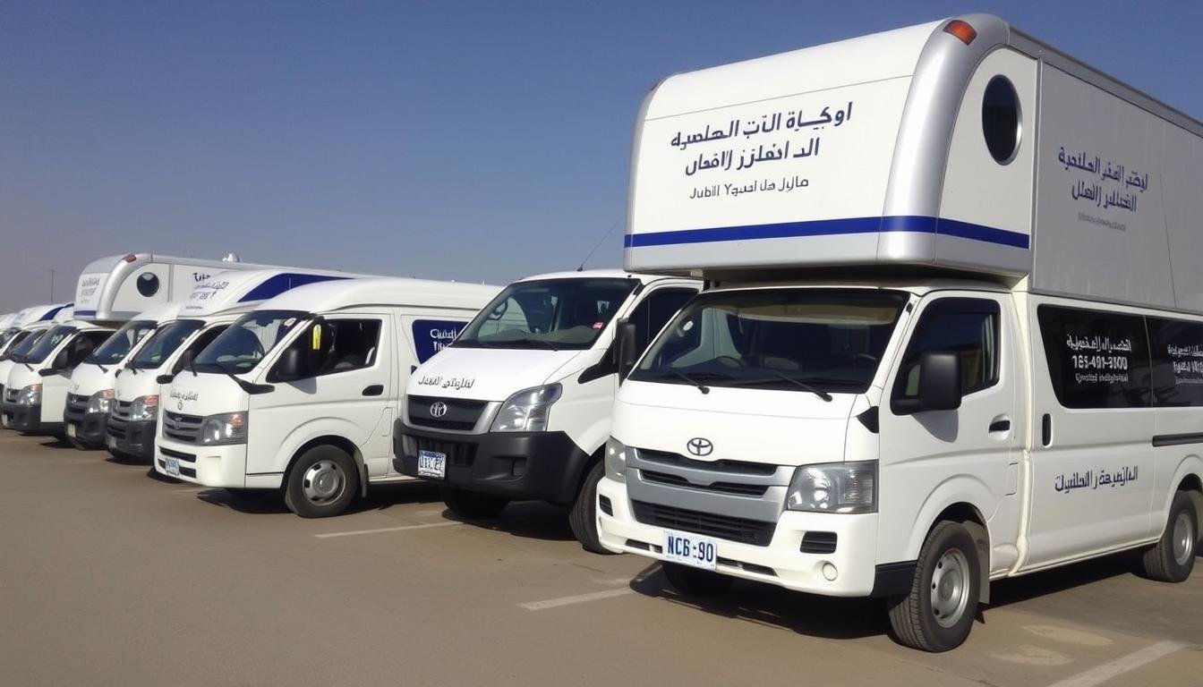 خدمة نقل عفش من الجبيل إلى ينبع بسيارات مجهزة