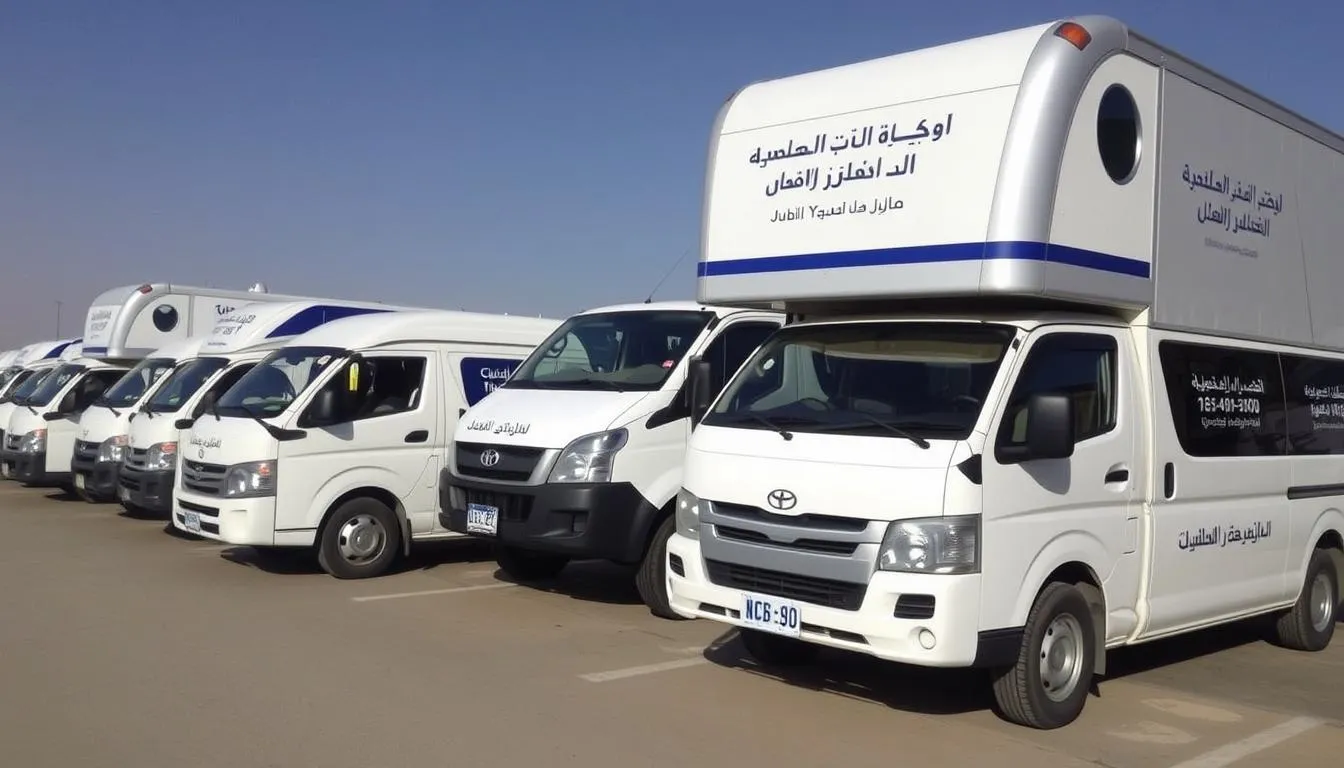 خدمة نقل عفش من الجبيل إلى ينبع بسيارات مجهزة
