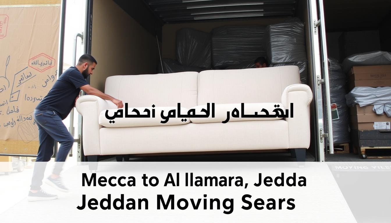 خدمة نقل عفش من مكة إلى حي الحمراء جدة مع فريق متخصص