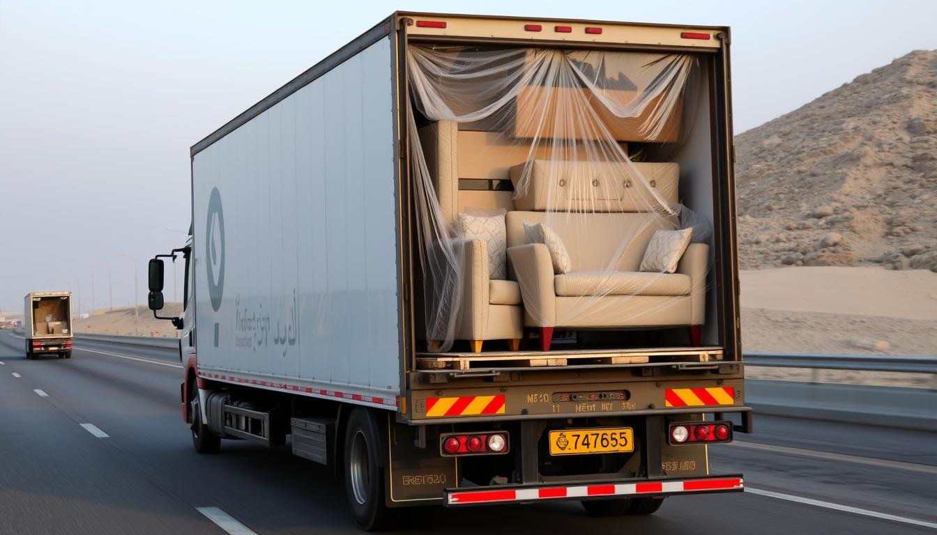 خدمة نقل عفش من مكة إلى حي النهضة جدة مع سيارات مجهزة