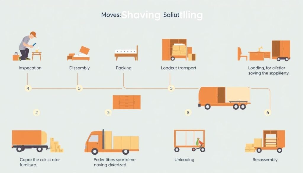 خطوات عملية نقل العفش مع الشركة العربية في جدة