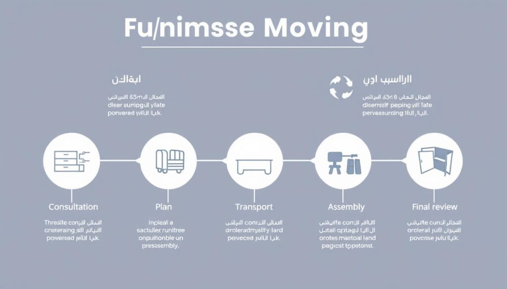 خطوات نقل الأثاث السريع والآمن داخل جدة مع الشركة العربية