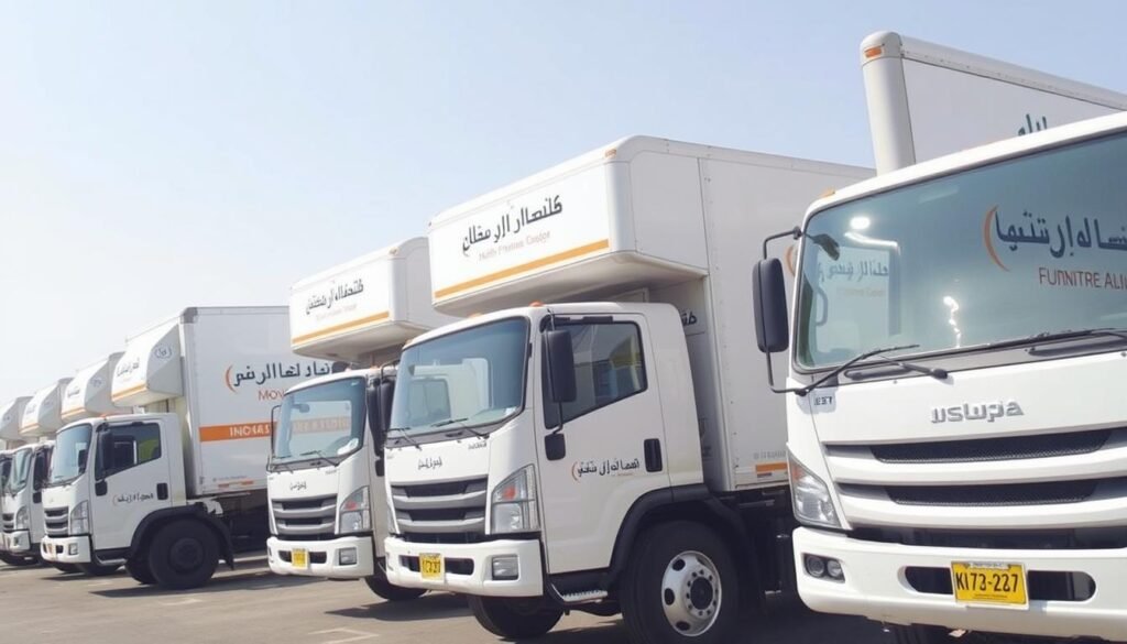 سيارات الشركة العربية المجهزة لنقل أثاث بخبرة طويلة داخل جدة