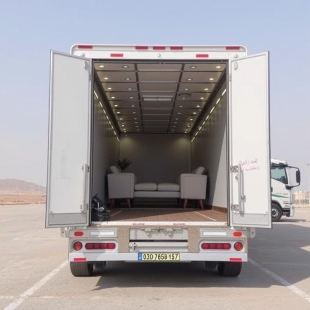 سيارات حديثة مغلقة لنقل العفش داخل جدة