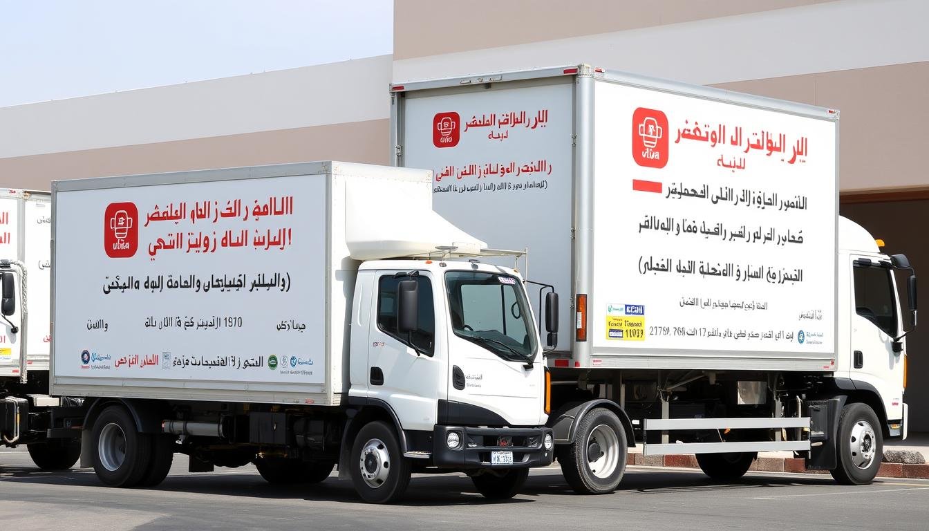 سيارات مخصصة لنقل الأثاث داخل جدة