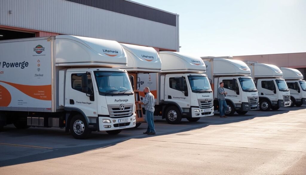 سيارات نقل العفش المجهزة للنقل من الجبيل إلى الدمام الشمالية