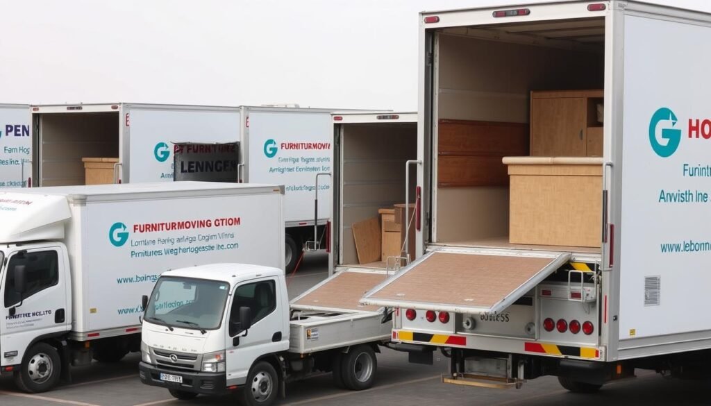 سيارات نقل العفش المجهزة للنقل من مكة إلى حي الكندرة جدة