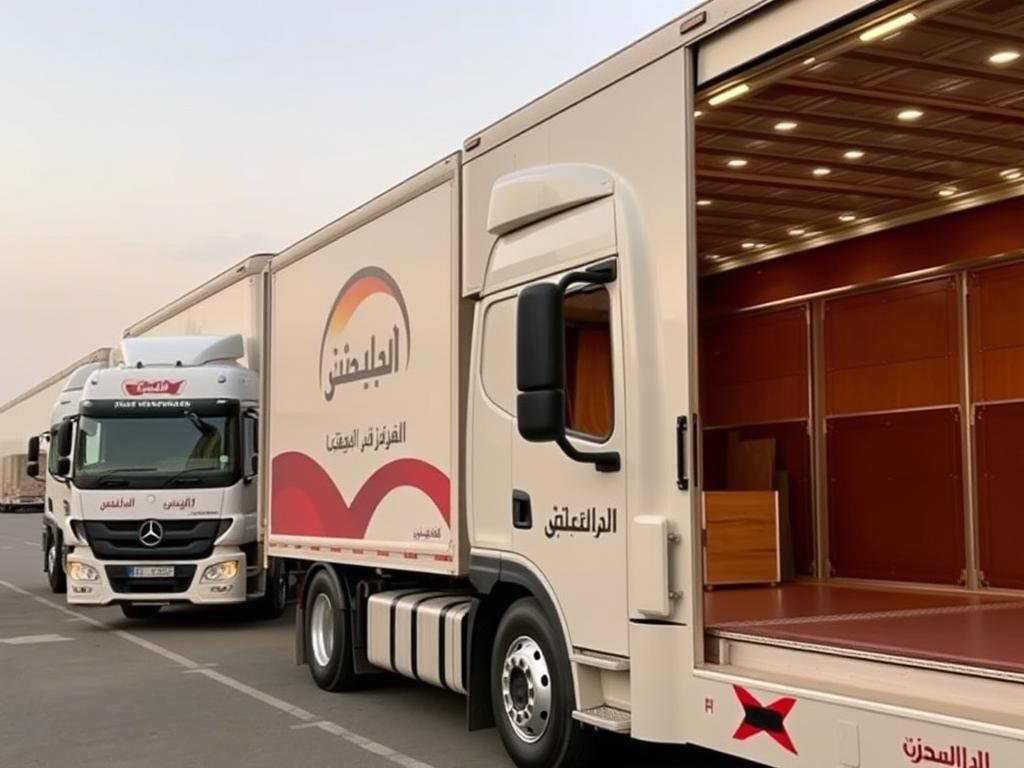 سيارات نقل عفش مجهزة للرحلة من مكة إلى القصيم