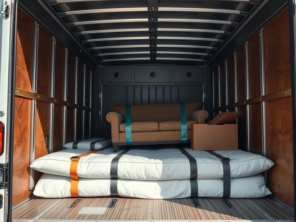 سيارات نقل مجهزة خصيصاً لنقل العفش من مكة إلى خميس مشيط