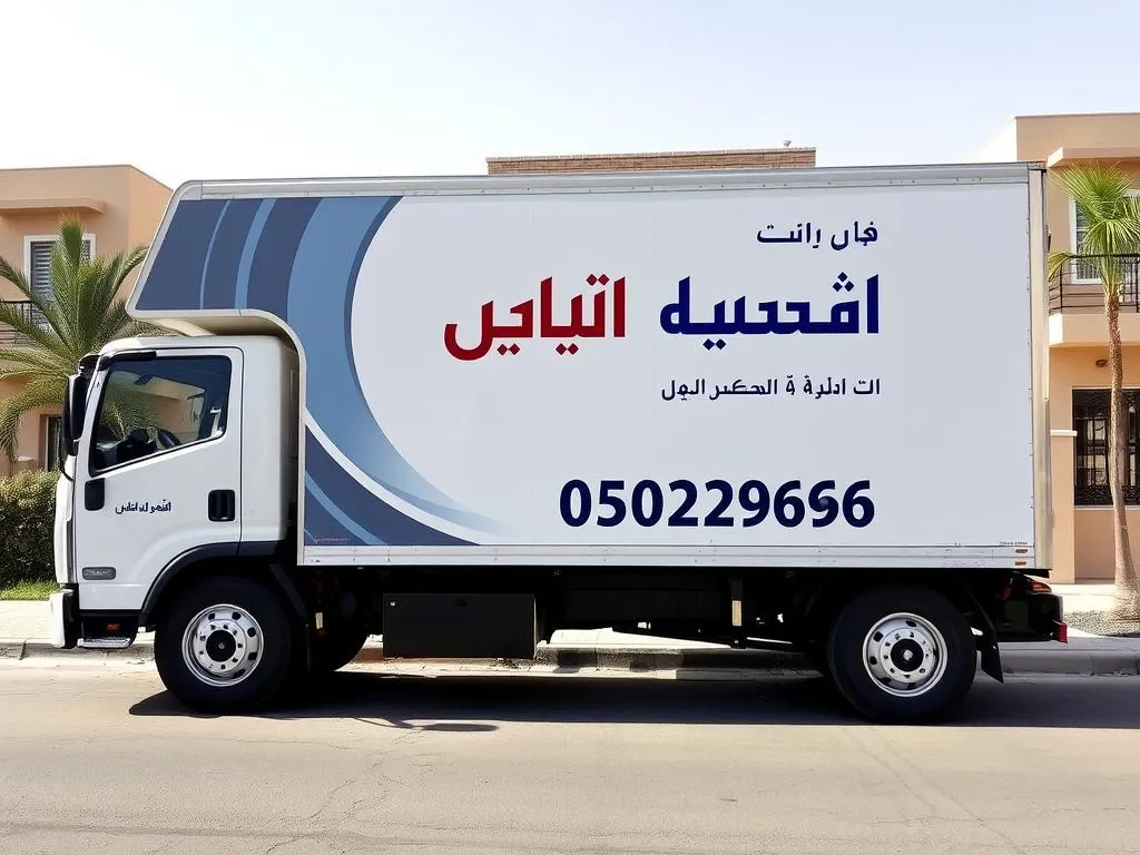سيارة نقل أثاث تابعة للشركة العربية في جدة