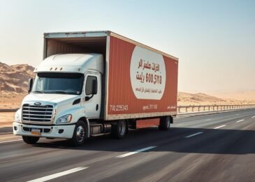 شاحنة نقل عفش من الجبيل إلى أملج مجهزة بأحدث المعدات