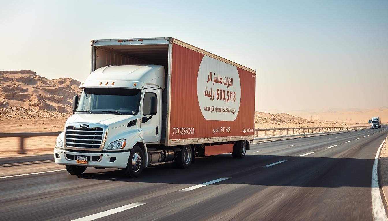 شاحنة نقل عفش من الجبيل إلى أملج مجهزة بأحدث المعدات