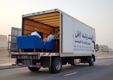 شاحنة نقل عفش من الجبيل إلى الخبر الشمالية مع فريق عمل محترف