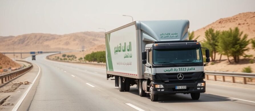 شاحنة نقل عفش من الجبيل إلى تبوك مجهزة بأحدث التقنيات