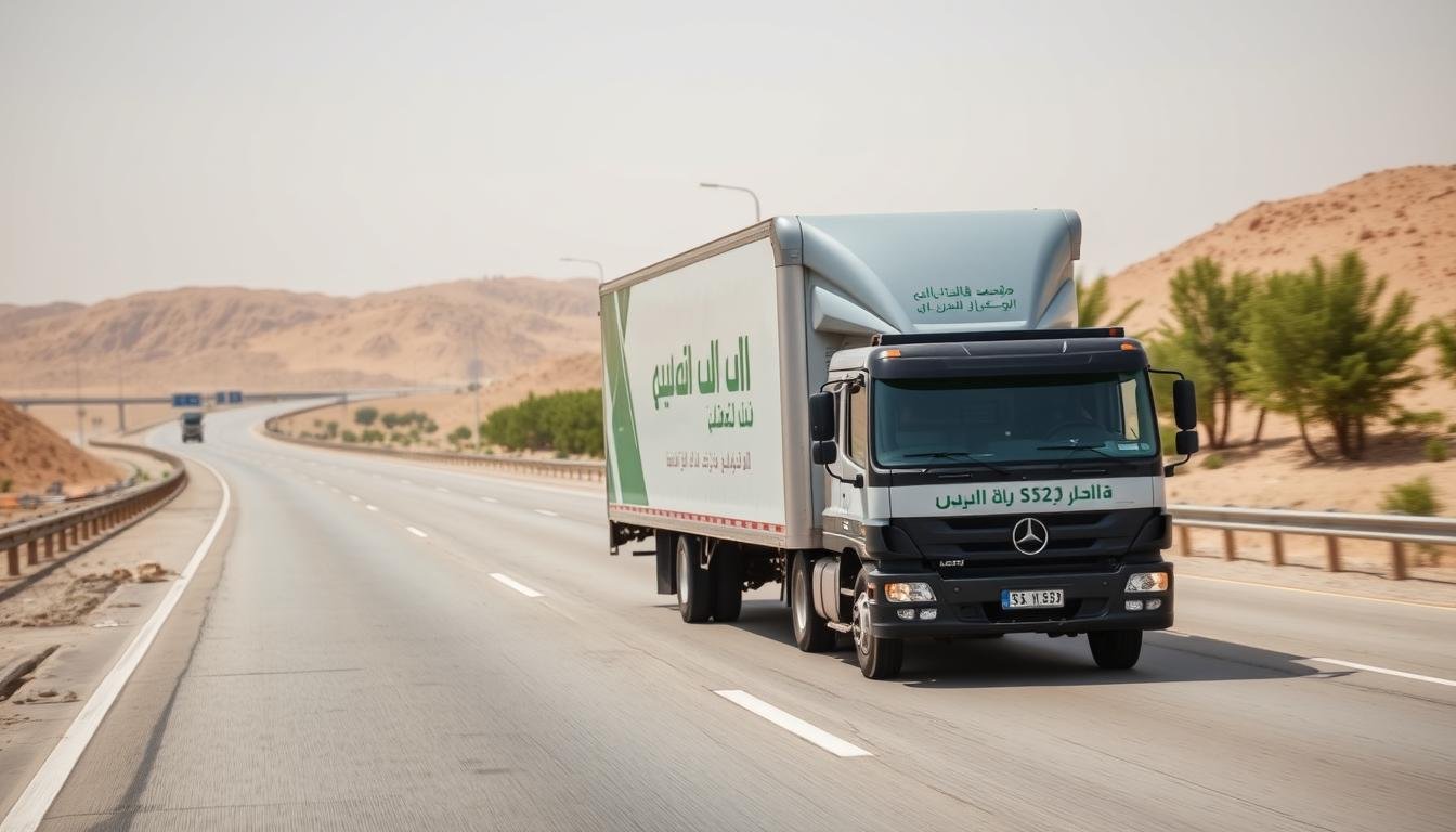 شاحنة نقل عفش من الجبيل إلى تبوك مجهزة بأحدث التقنيات