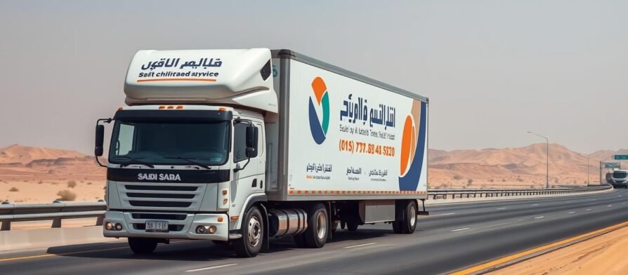 شاحنة نقل عفش من الجبيل إلى جدة مجهزة بأحدث المعدات