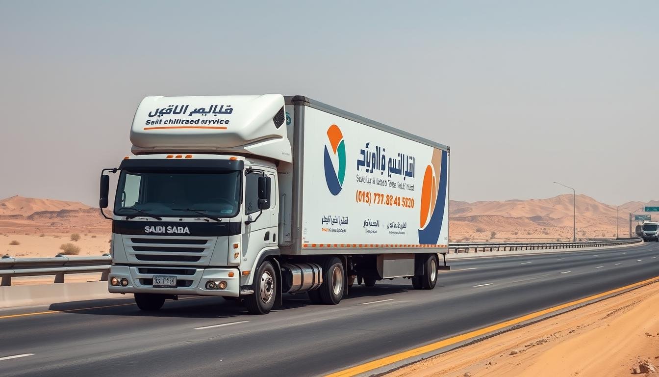 شاحنة نقل عفش من الجبيل إلى جدة مجهزة بأحدث المعدات