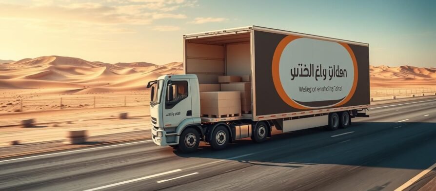 شاحنة نقل عفش من الجبيل إلى سكاكا مجهزة بأحدث التقنيات