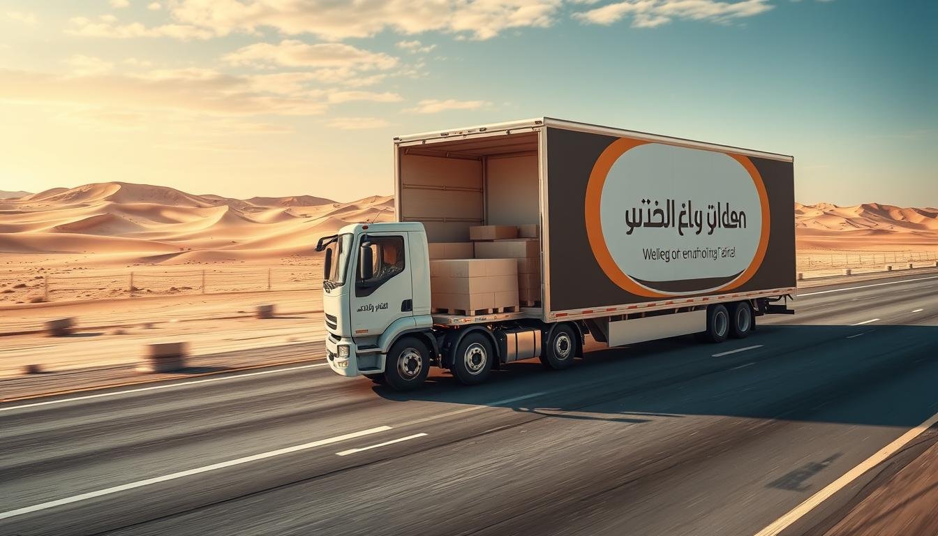 شاحنة نقل عفش من الجبيل إلى سكاكا مجهزة بأحدث التقنيات