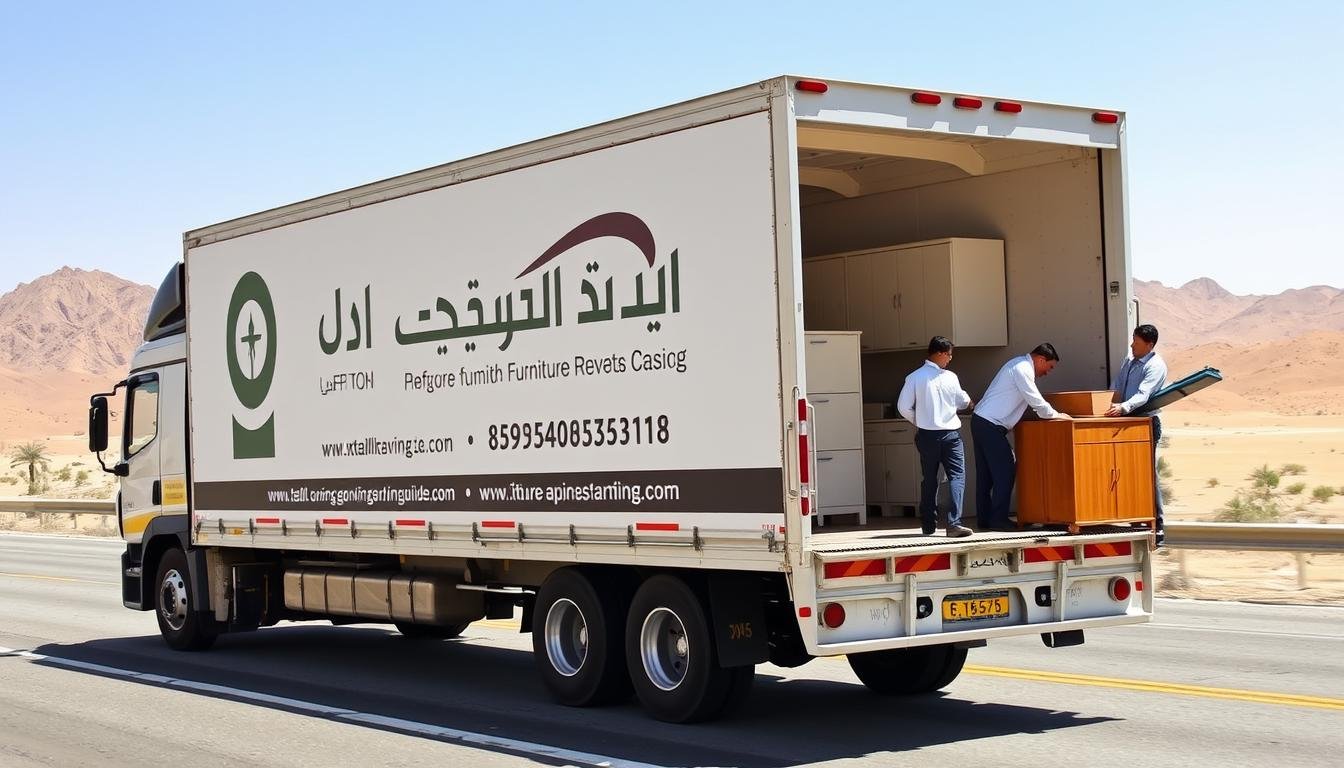 شاحنة نقل عفش من مكة إلى الطائف مع فريق عمل محترف
