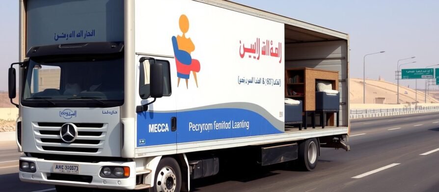 شاحنة نقل عفش من مكة إلى حي الزهراء جدة