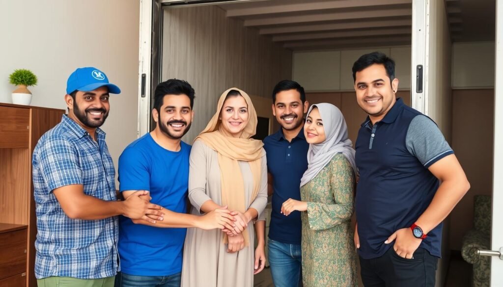 عملاء راضون عن خدمات نقل غرف النوم والمفروشات داخل جدة