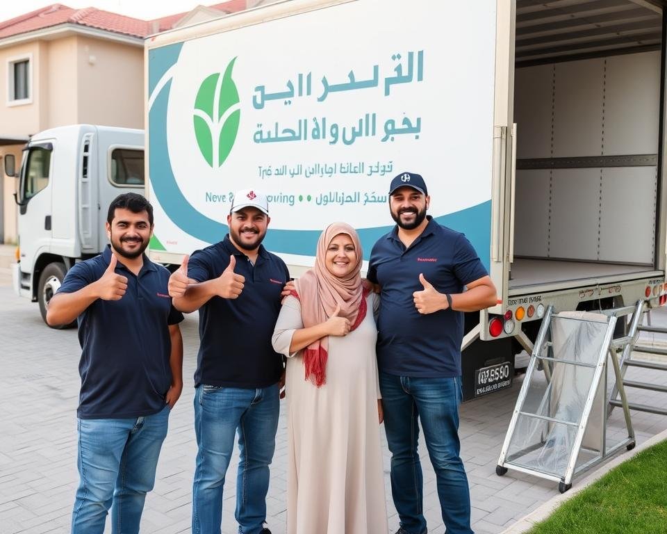 عملاء راضون عن خدمة نقل أثاث سريع وآمن داخل جدة