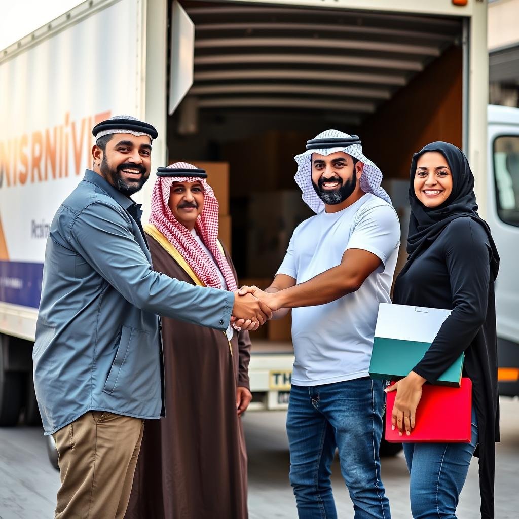 عملاء راضون عن خدمة نقل عفش من الجبيل إلى جدة