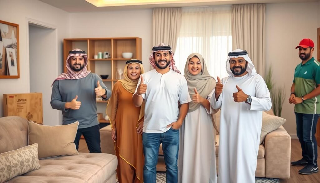 عملاء سعداء بخدمات نقل العفش من الشركة العربية في جدة