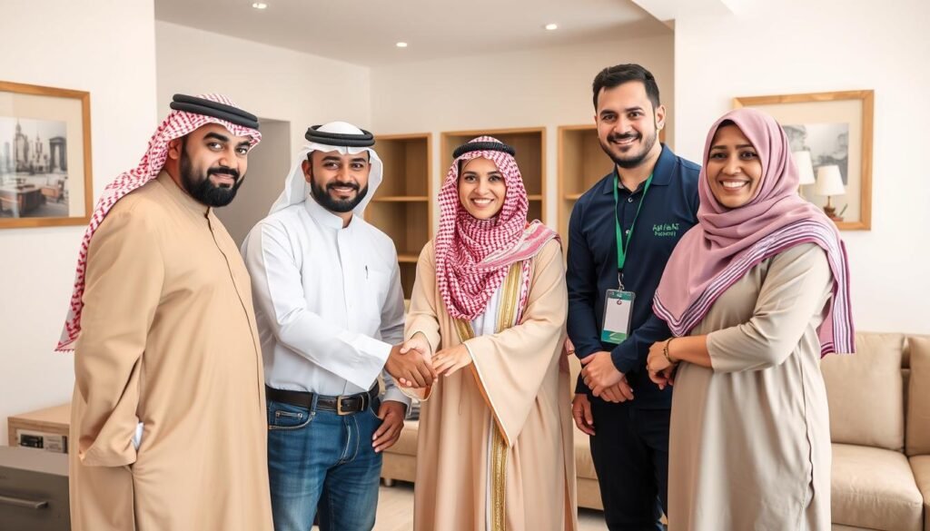 عملاء سعداء بخدمات نقل العفش من الشركة العربية في جدة