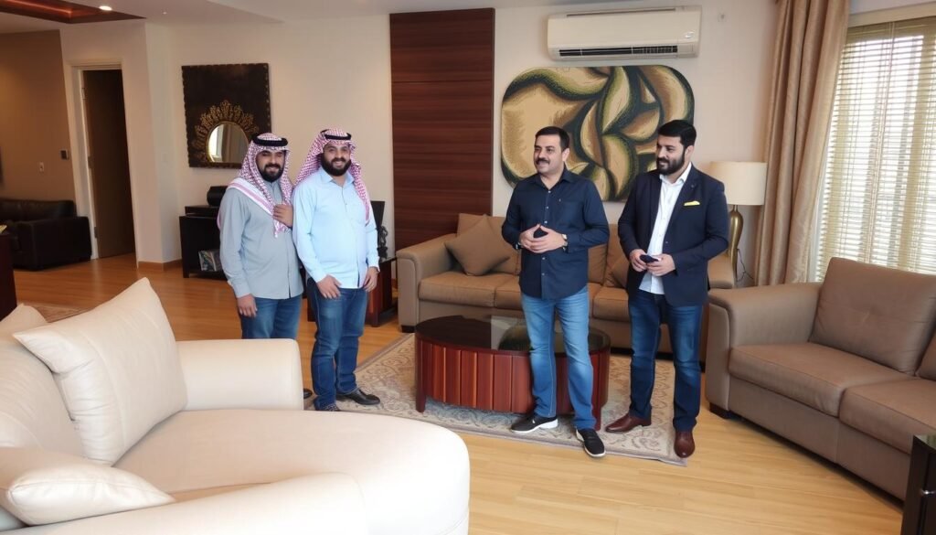 عملاء سعداء بخدمة نقل الأثاث المنزلي من الشركة العربية داخل جدة